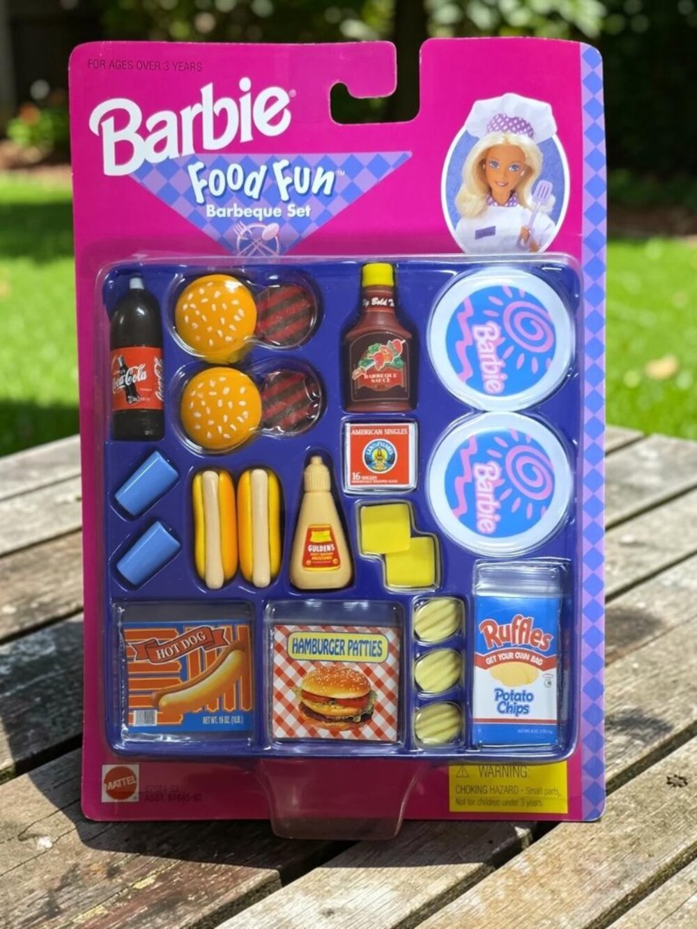 Barbie Food Fun Barbeque Play Set 1998